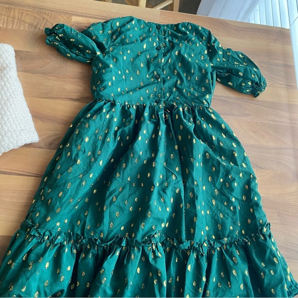 Janie and Jack Green Party dress - Picture 7 of 8